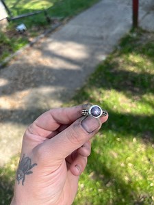 Star Ruby Cabochon With Black Spinel. - Etsy