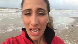 Beach goers out here on Crystal Beach this morning hoping to see something and help in the search for missing mother 33 yo Brandy Mosley. @kprc2 | KPRC2 Sofia Ojeda
