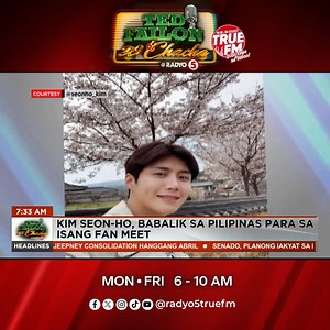 Papayag ka bang hindi makita si Kim Seon-Ho sa fan meet nya? #DitoTayoSaTotoo #SaTrue | 105.9 True FM
