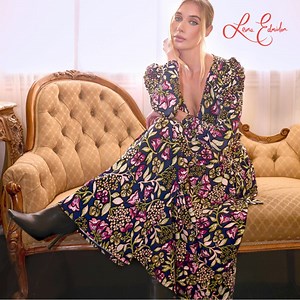 Your DREAM Sleeve frock has arrived! Fabulous ruching in this true wrap frock - Two colour choices and a FREE matching headband if you order NOW. | Leona Edmiston