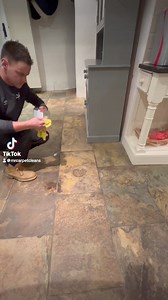 8.4K views · 24 reactions | Floor sealing. #enhance #seal #floor #stone #CleaningHacks #slate #slatefloor | Property Clean | Facebook