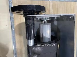 [Hot Item] Heavy Duty PVC Fabric Cargo Control Dump Truck Crank Pull Tarp System