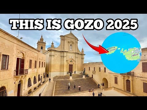 Visiting Gozo 2025 - Walking in the capital city Victoria
