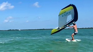 Wing foiling outside Ramrod key #adventure | Sam Holmes Sailing