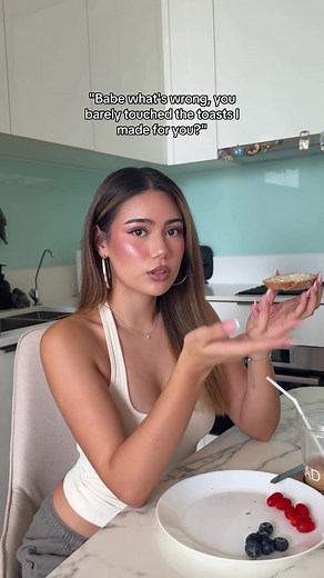 Why did you barely touch the toast I made for you?