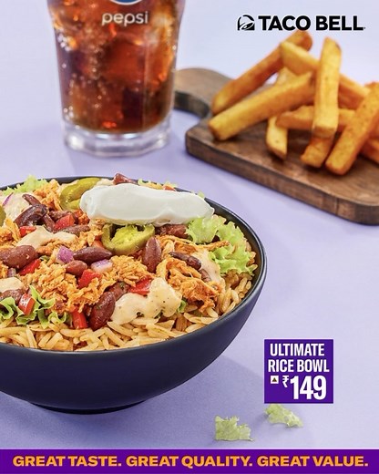 🚨🚨🚨 ₹149 for all your Taco Bell cravings! Don’t miss this amazing deal! Swing by and enjoy your favorites without splurging! 🌮💰 | Taco Bell India