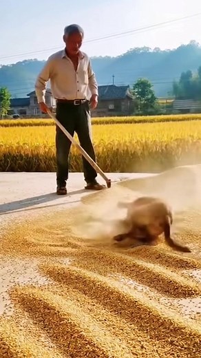 This Dog Is The WORST Farm Helper EVER! 🤣 (AI) | Trucos Panda