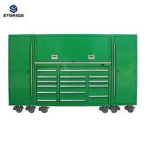 [Hot Item] Customized Industrial Chest of Drawers 96 Inch Tool Chest Rolling Tool Box Cabinet