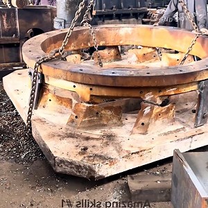 Amazing! Ball mill Raymond Rotary Table Repairing and Drilling bolt | Mech Lech