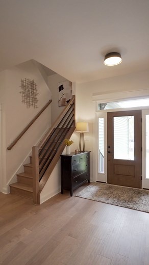 Step into your DREAM HOME with a grand entrance✨ that leaves a statement! #GOMSH #MainStreetHomes #RVA #NewHomeConstruction | Main Street Homes