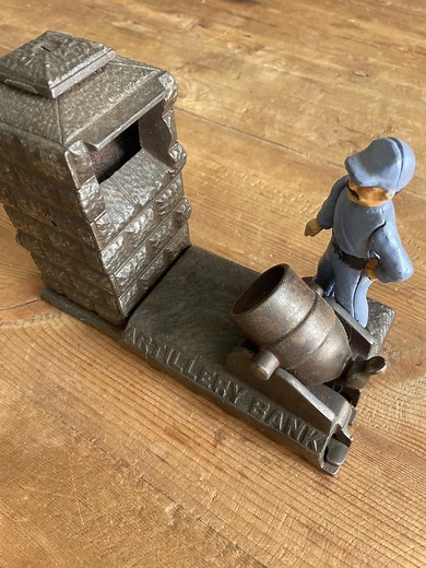 RARE, Original, C.1892, Antique, Cast Iron, Artillery, Mechanical Bank, Savings Bank, the Shepard Hardware Co, J. & E. Stevens Co. - Etsy