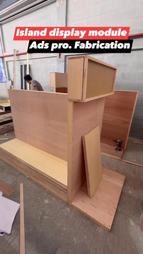 Island display module fabrication | ADS PRO. Advertising & Services