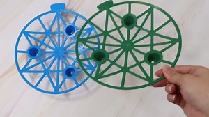 10PCS Melon Cradle, Melon Cradle Stand Watermelon Holder, Reusable Plastic Melon Supports for for Fruits and Vegetables Watermelon, Cantaloupe, Honeydew, Pumpkins