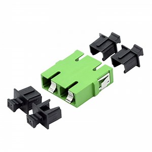 [Hot Item] Sc Duplex Push-Pull Locking Mechanism Fiber Inner Shutter Adapter