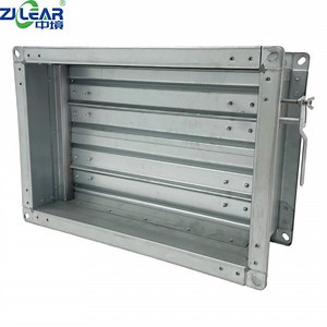 [Hot Item] Manual Closed Fire Damper Ventilation System Smoke Exhaust Air Valve