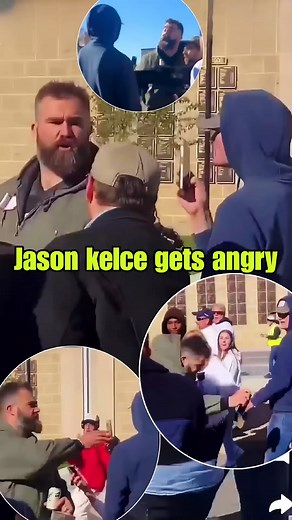 jason kelce gets angry #jasonkelce #traviskelce | Podcasts Travis