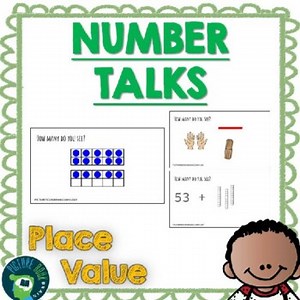 Number Talks Activities Place Value For Primary with Google Slides