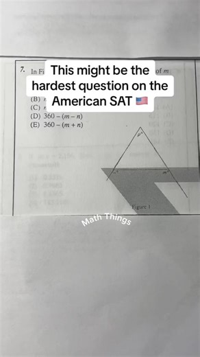 The Hardest question on America🤔🧐🍇 #maths #mathematics #mathskills #mathlessons #mathelementary #mathhacks #mathtricks #mathtips #reels #viral #fyp #MathWiz #reelsvideo #reelsviral #reelsfb #reelsinstagram #mathreview #MathChallenge #education #educational #mathacks #Mathematics #MathLover #MathIsFun #Geometry #Algebra #testprep #mathprep #SATtips #SATMath #mathlife The SAT includes math sections covering algebra, geometry, and some advanced math concepts. It assesses problem-solving and anal
