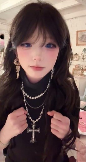 Japanese Girl with Adorable Expressions and Soft Vibes
