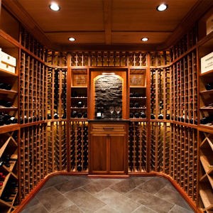 [Hot Item] Luxury Modern Living Room Hotel Bar Glass Wine Racks Storage Cabinet Wine Display Rack Cellar Cabinets for The Home