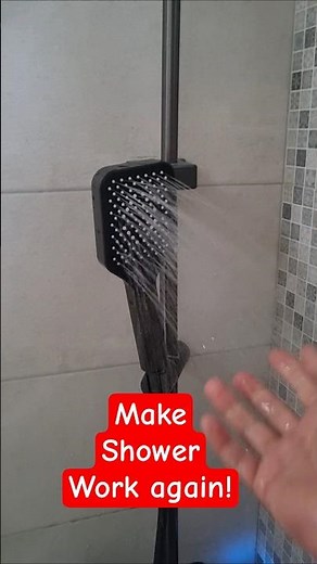 Make Shower hand work again 🚿 #lifeadvice #smartideas