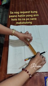 461 reactions · 50 shares | Paano mag kurti ng arm hole #pattern #cutting #sewing #sleeve #teacher #uniform | Remevel Rhem Lucito | Facebook