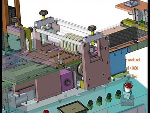 two directions panel cutting machine-industrial 3D model : machine-world.net P428