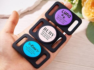 Personalized Dog Tag,custom Apple Air Tag Holder,silicone AirTag Dog Collar,engraved Dog Name Tag,pet Name Tag,air Tag Case,pet Gift - Etsy