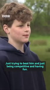 Sean and his children can't wait to compete in hovercraft race meetings in July. | BBC Manchester