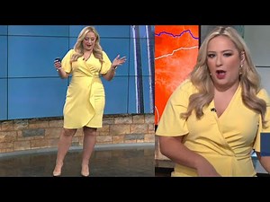 Jessica's Forecast 🌞 Saturday, November 19, 2022 • Thick blonde weather girl