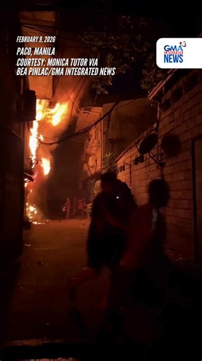 Three were hurt while 10 families were affected in a fire that hit a commercial and residential area along UN Avenue in Paco, Manila on early Monday morning. The Bureau of Fire Protection (BFP) said the fire was placed under control by 2:18 AM and was eventually put out at around 2:48 AM. Video courtesy: Monica Tutor via Bea Pinlac/GMA Integrated News Read more: https://www.gmanetwork.com/news/topstories/metro/975850/3-hurt-in-early-monday-morning-fire-in-paco-report/story/ | GMA News