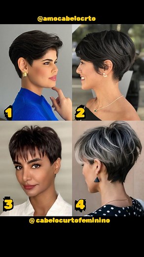16K views · 135 reactions | MELHORES cortes de cabelo curtos feminino 2024 tendência +50 +60 +70 anos | Amo cabelo curto | Facebook