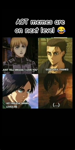 Attack on Titan| eran, Armin say love to Mikasa|#anime #animeweeb #viral#hot kiss #xxx