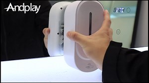 Touchless Hand Sanitizer Dispenser Wall Mounted, White Automatic Soap Dispenser 350ml/11.8oz Gel/Liquid,for Home Bathroom Kitchen School Commercial