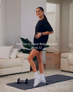 Trimester 1, week 21 Pregnancy Workout from the Sweat app 😍 Today we're training lower-body workout! This workout is STRAIGHT from my pregnancy program in the Sweat app! 🤩 Try it for free for 7 days using this link! www.kaylaitsines.com/Kayla_Pregnancy My pregnancy program has a workout for the entire 40-week duration of your pregnancy. 💖 #SWK #SWKCommunity #PregnancyWorkout #Pregnant #PersonalTrainer Remember, if you are pregnant, please listen to your body and get approval from your healthc