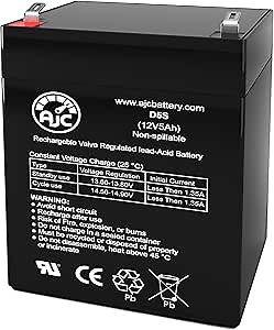 AJC Battery Compatible with ION Audio Block Rocker iPA76A 12V 5Ah Speaker Battery