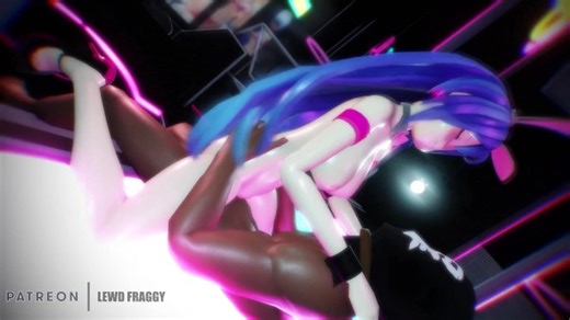 Hyperdimension Neptunia - Iris Heart Club Riding [UNCENSORED HENTAI 4K MMD R-18]