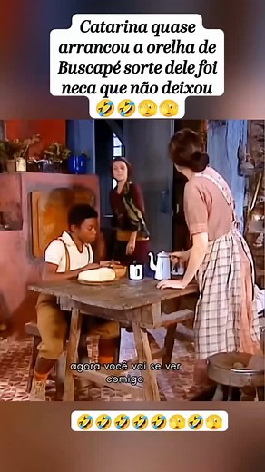 @Catarina quase arranco a orelha de buscapé sorte deli foi que neca não deixou # #novela:o cravo e a rosa 🌹 # | Jhenifer F Silva