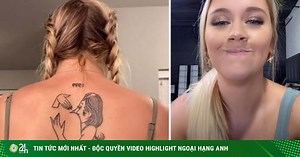 Clip: Cô gái khoe hình xăm được chỉnh sửa hút hàng triệu lượt xem