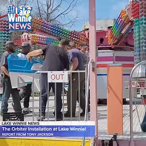 9.3K views · 61 reactions | Come On, Get Happy….. with a behind the scenes construction update at Lake Winnie! We are hard at work getting the Orbiter ready for passengers! We cannot wait to see everyone this summer! Visit www.lakewinnie.com for more information. #comeongethappy #amusmentparkconstruction #newupdate #lakewinnie #chattanooga #northgeorgia #comingsoon | Lake Winnie | Facebook