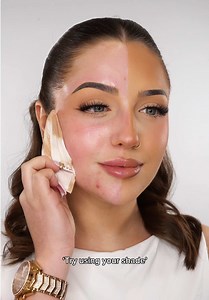 Fake Tan vs. Natural Skin Makeup Comparison