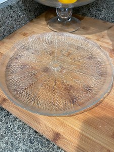 Arcoroc Country Wheat Pattern Glass Plate, 13 Inch Platter, Vintage CRISTAL D'ARQUES-DURAND, Glass Wheat Pattern Plate, Wedding Gift - Etsy