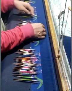 Making of kani Pashmina shawls. Hand woven pure pashmina | Ranchi Convent