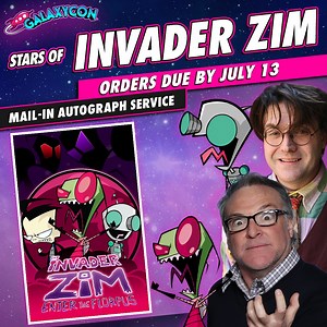 Bow down and prepare for DOOM! Get autographs from the stars of Invader Zim! https://galaxycon.info/invaderzimfb Orders are due by July 13th for this special signing at GalaxyCon Raleigh Get Autographs on Photos and Posters! ⭐ Richard Horvitz - Zim ⭐ Rikki Simons - Gir GalaxyCon Raleigh is More Than a Comic-Con! It’s a 4-Day FESTIVAL OF FANDOM with celebrities, artists, writers, voice actors, cosplayers, entertainers, creators, wrestlers, fan groups, panelists, and PEOPLE LIKE YOU! #GalaxyCon #G