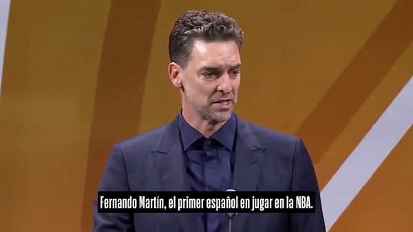 Pau Gasol pone la guinda a su histórica carrera y entra en el Hall of Fame de la NBA