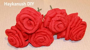 2.9K views · 13 reactions | DIY Paper Napkin Rose Tutorial. How to make a beautiful roses out of paper napkins. | Haykanush DIY | Facebook