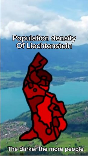 Population density of Liechtenstein #countryballs #mapping #maps #switzerland