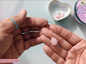 1.6K views · 59 reactions | How to Make a Cute Seed Bead Drop Earrings | Wedding Decoration Ideas | Facebook