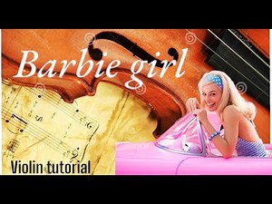 aqua - barbie girl [violin tutorial]