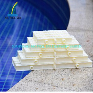 [Hot Item] Swimming Pool Specifications Easy Install and Flexible to Meet a Variety of Different Swimming Pool ABS Anti-Slip Gutter Grating